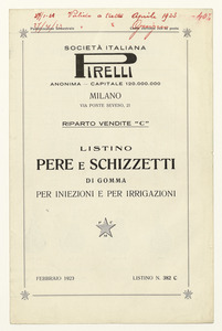 Listino pere e schizzetti di gomma per iniezioni e per irrigazioni