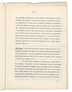 Relazione del viaggio in Inghilterra del Dr. Luzzatto Settembre 1930