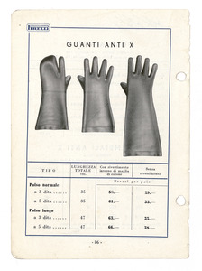 Listino articoli tecnici di gomma