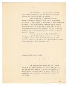 Nota per il sig. Dr. A. Albertini