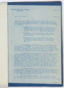 Relazioni (n 2 - 3 - 4 - 5 e 7) dell'Ing Cozzo sul viaggio negli Stati Uniti - Giugno/Luglio 1938