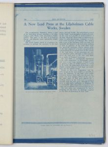 Relazioni (n 2 - 3 - 4 - 5 e 7) dell'Ing Cozzo sul viaggio negli Stati Uniti - Giugno/Luglio 1938