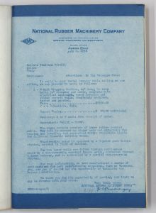 Relazioni (n 2 - 3 - 4 - 5 e 7) dell'Ing Cozzo sul viaggio negli Stati Uniti - Giugno/Luglio 1938