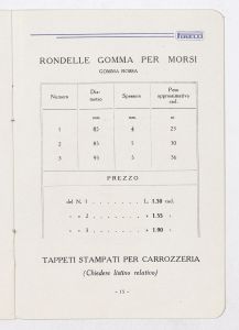 Articoli di gomma per selleria