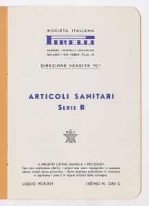 Articoli sanitari/Serie B