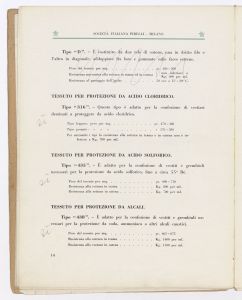 Catalogo di apparecchi e materiali di protezione contro gas, liquidi, polveri e sostanze tossiche per uso industriale