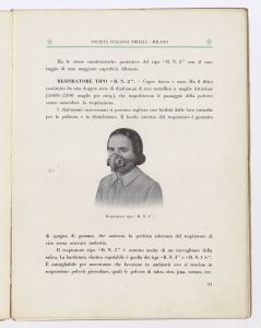 Catalogo di apparecchi e materiali di protezione contro gas, liquidi, polveri e sostanze tossiche per uso industriale