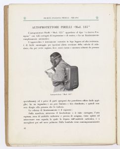 Catalogo di apparecchi e materiali di protezione contro gas, liquidi, polveri e sostanze tossiche per uso industriale