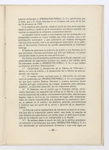 Memoria justificativa del derecho que tiene la Sociedad Española Productos Pirelli, S.A. de acogerse a los beneficios de la ley de 16 de marzo de 1939 sobre anticipos destinados a la reparación de los daños sufridos por la destrucción de su fábrica de Villanueva y Geltrú