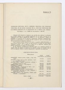 Memoria justificativa del derecho que tiene la Sociedad Española Productos Pirelli, S.A. de acogerse a los beneficios de la ley de 16 de marzo de 1939 sobre anticipos destinados a la reparación de los daños sufridos por la destrucción de su fábrica de Villanueva y Geltrú