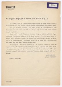 Comunicazione del 7 maggio 1946